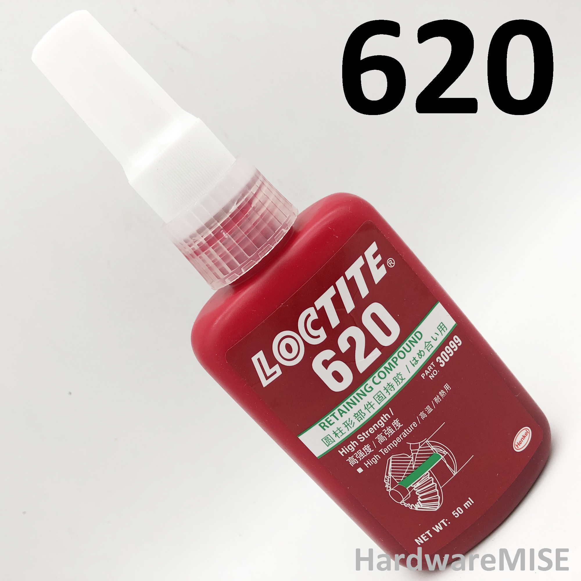 Henkel Loctite 620 Retaining Compound Green 50 mL Bottle
